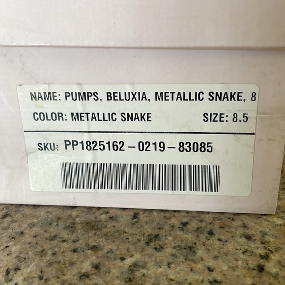 Metallic Snake-print heels 👠!! - Picture 6 of 6